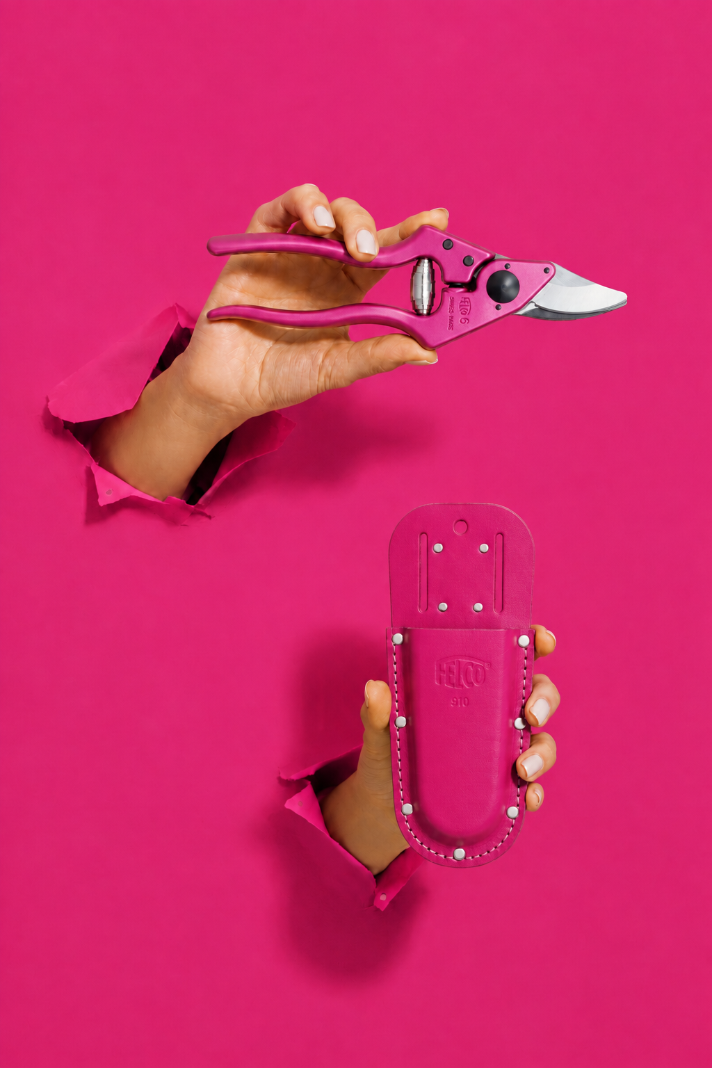 pink FELCO product and holster concept direction