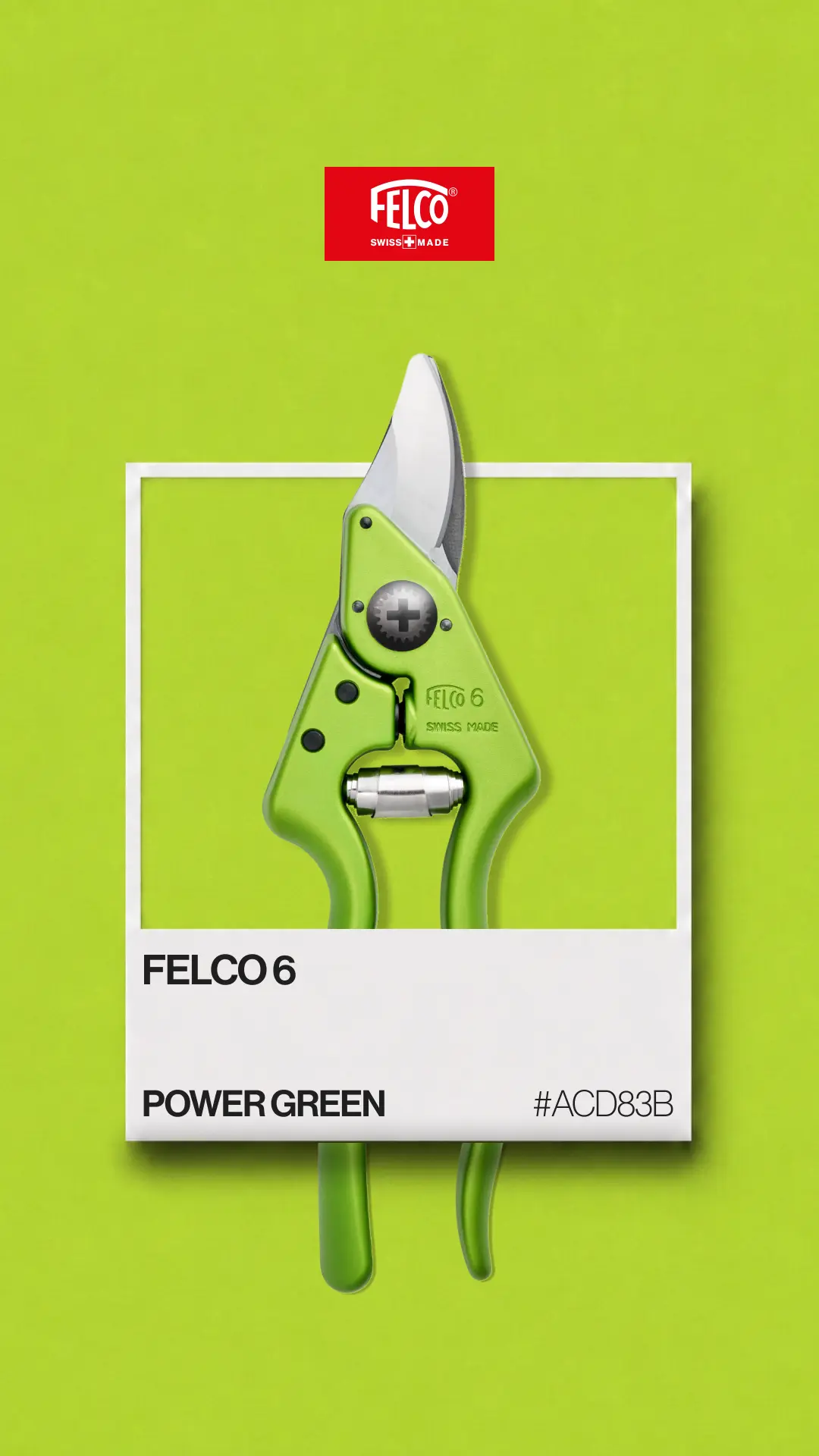 FELCO 6 Power Green Color Edition card